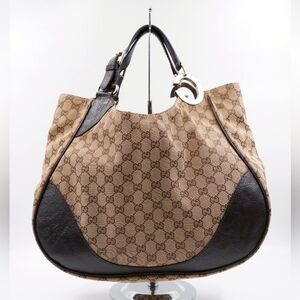 BY37 💚 Gucci Charlotte Tote GG Canvas